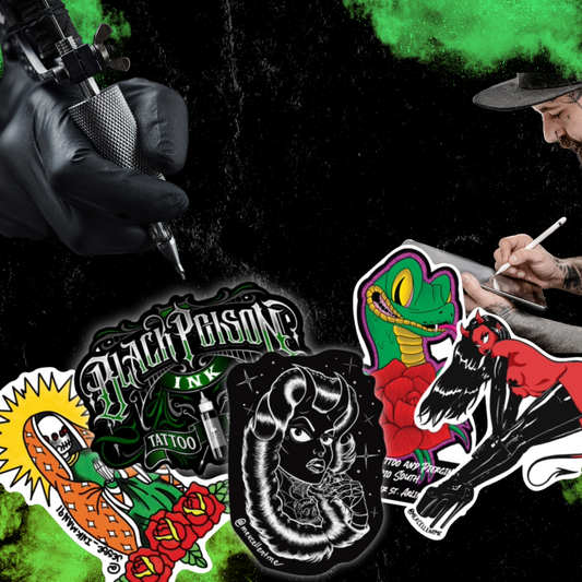 Custom Stickers For Tattoo Artists