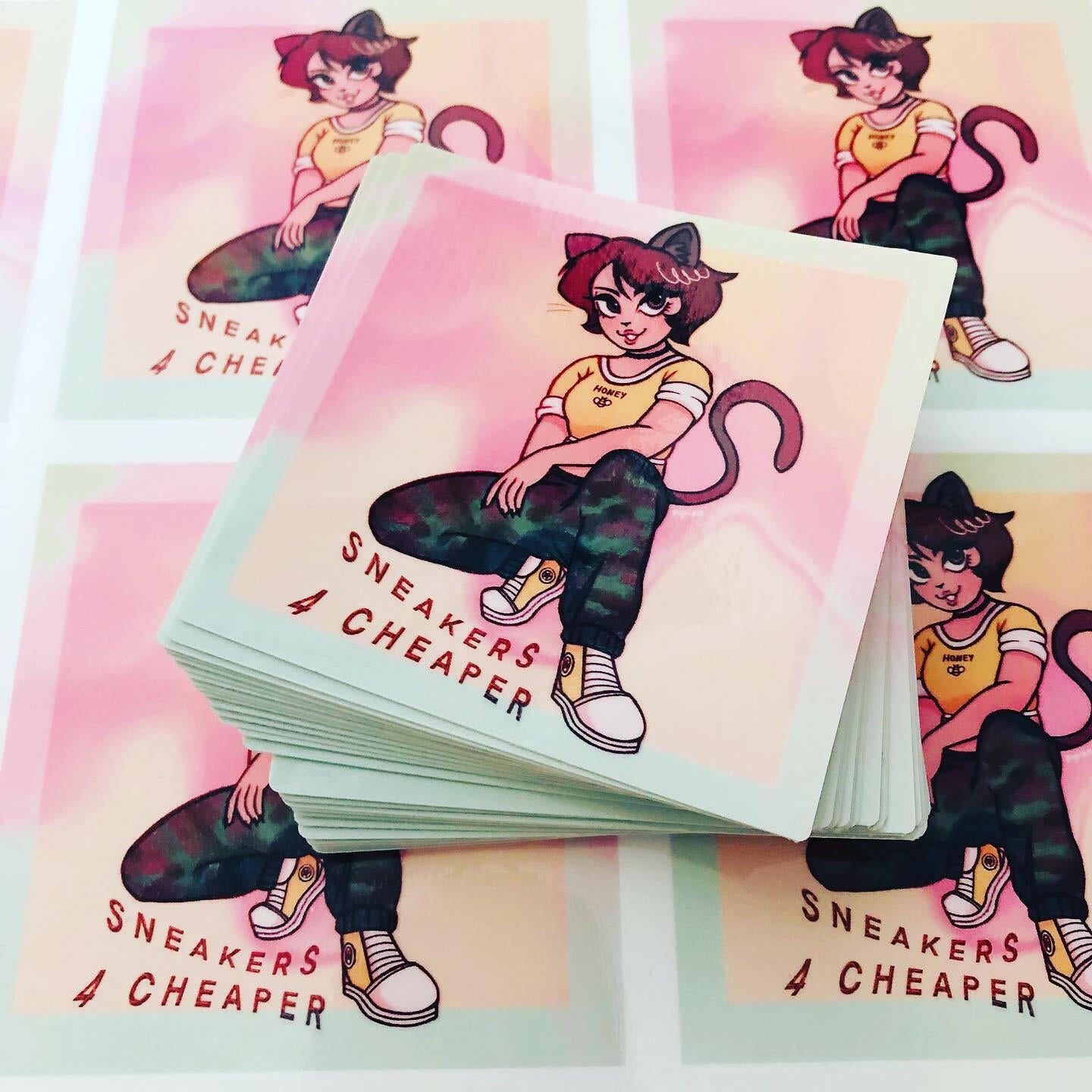 SQUARE STICKERS.