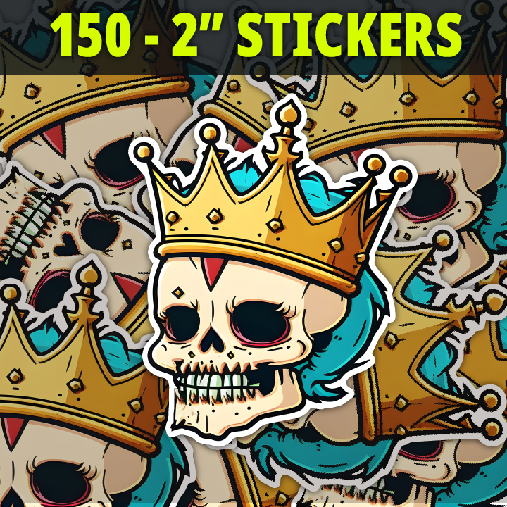 150 2" Stickers.