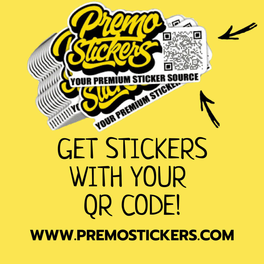 QR CODE STICKERS.