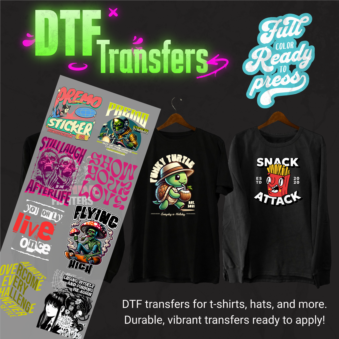 DTF TRANSFERS (GANG SHEET)