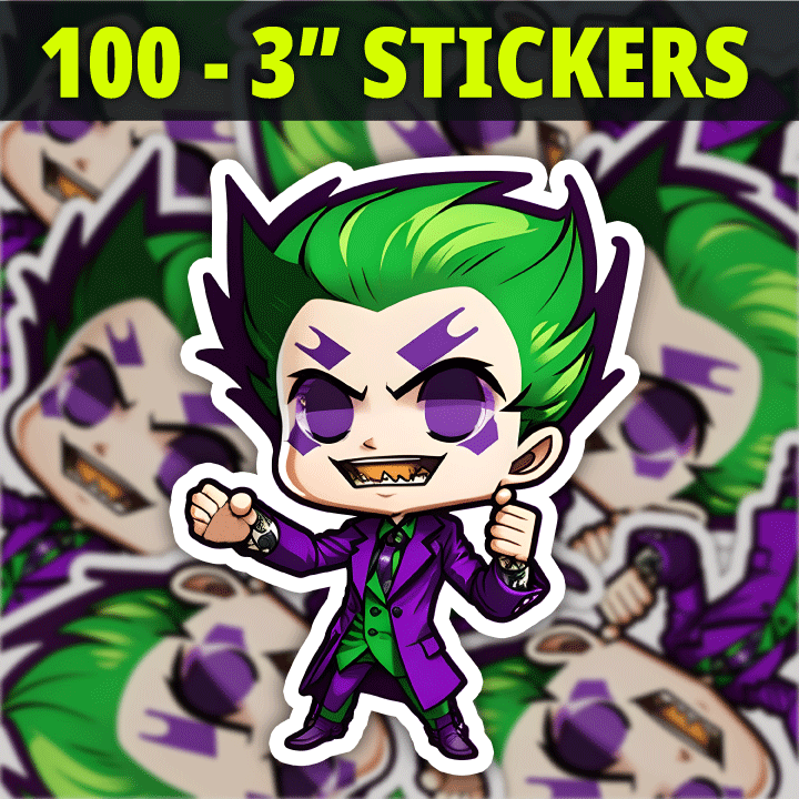 100 3" Stickers.