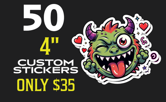 50 4"" Stickers