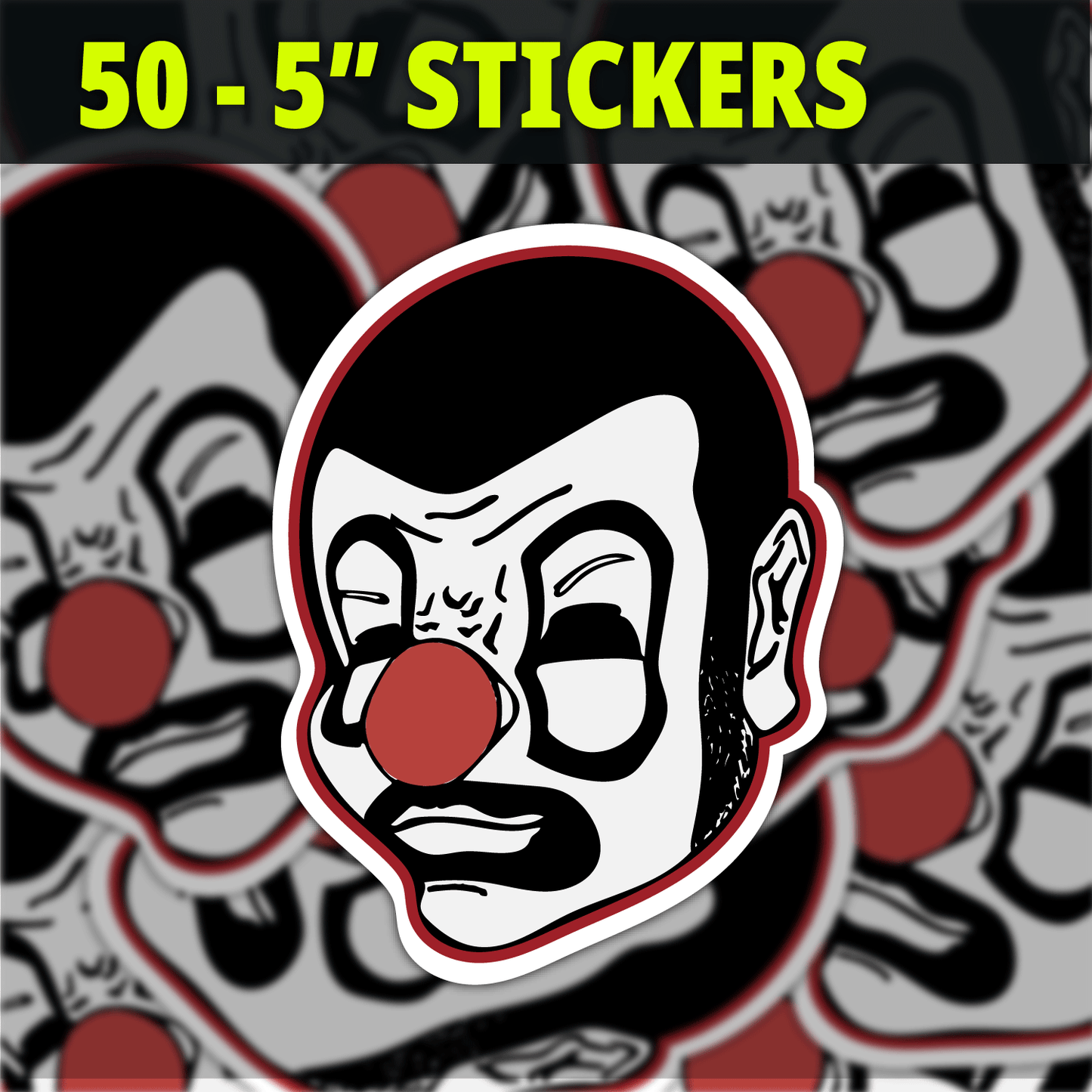 50 5" Stickers.