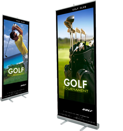 RETRACTABLE BANNER STAND