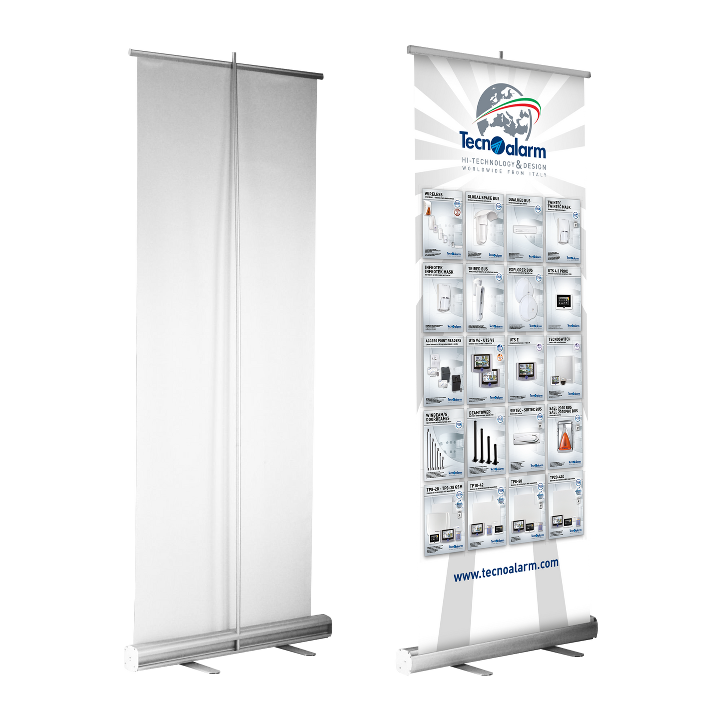 RETRACTABLE BANNER STAND